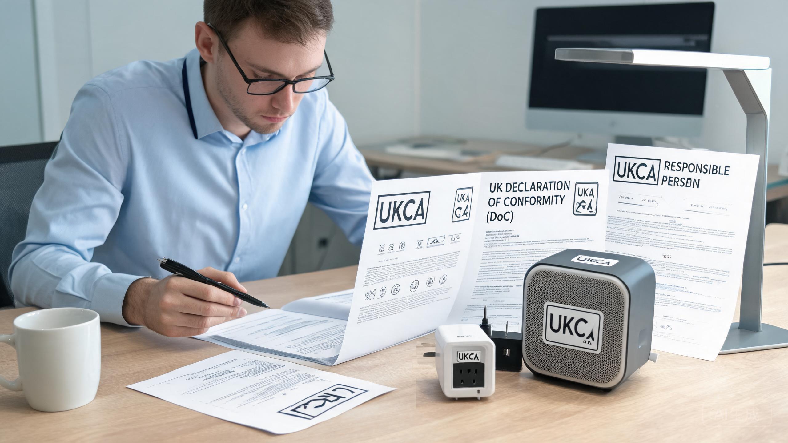 China sourcing scene related to Ukca Certification China: a professional photo showing real products, people and logistics relevant to this sourcing topic, no text overlay