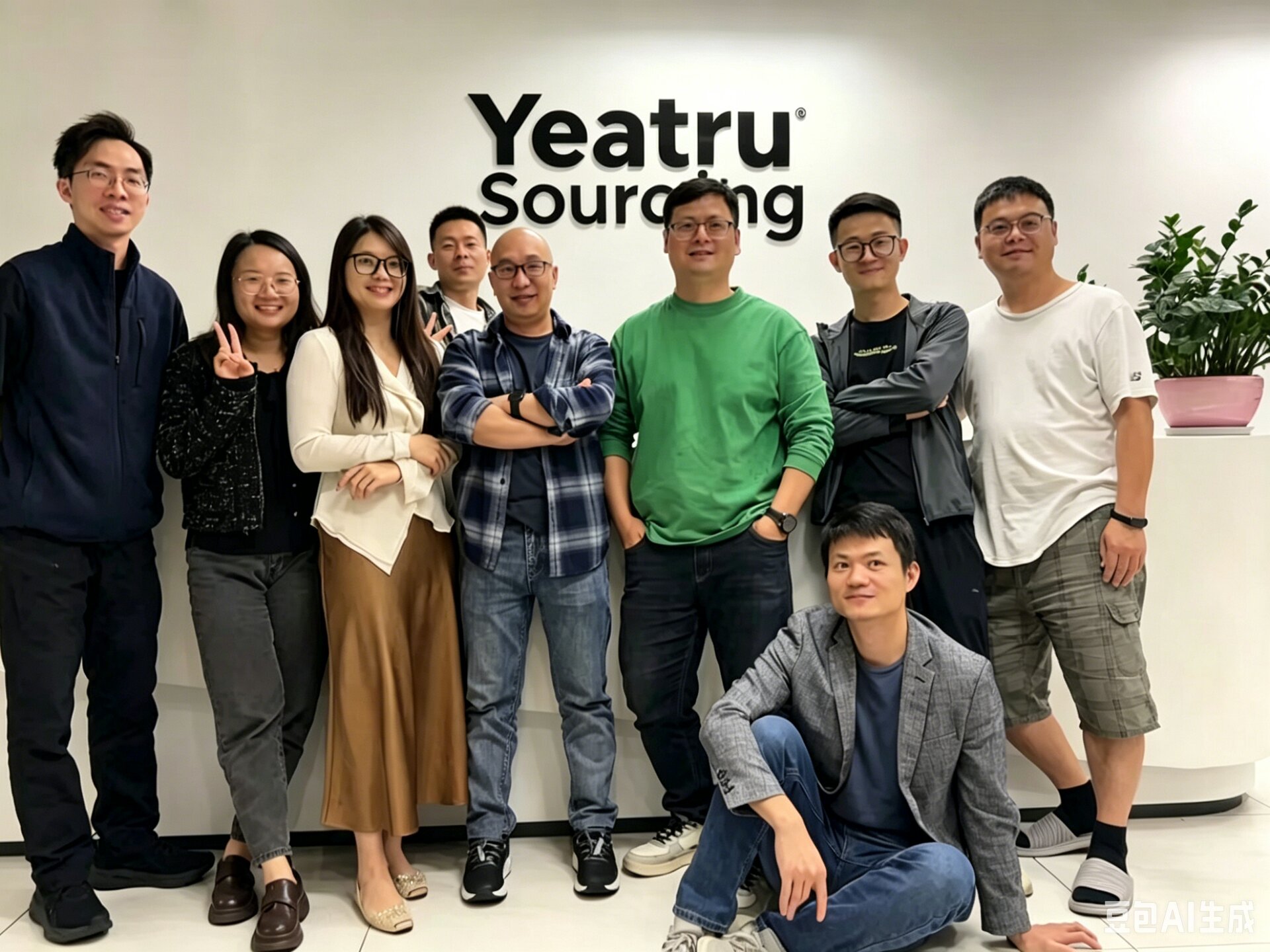 Yeatru Sourcing Team in Yiwu Office — Real Photo